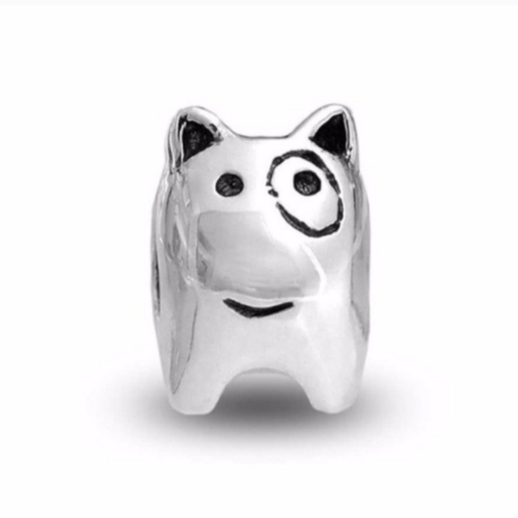 Pandora Spot the Target Dog Charm 925 ALE Sterling Silver 790258 - Picture 1 of 8